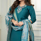 Premium Roman Silk Kurti Pent Dupatta Set
